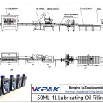 Automatic 50ML-1L Lubricating Oil Filling Line Automatisk 50ML-1L smörjoljepåfyllningslinje