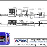 Automatic 5L-30L Lubricating Oil Filling Line Automatisk 5L-30L smörjoljepåfyllningslinje